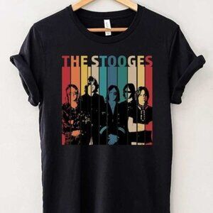 The Stooges Band Graphic T-Shirt Retro Rock Music Fan Gift Concert Streetwear 05